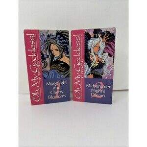 Oh My Goddess Episodes 1 & 2 (VHS, 1994, Dubbed) Moonlight & Midsummer Anime